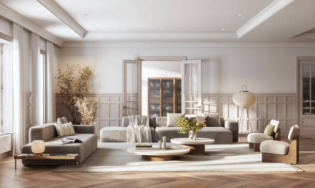 Modern Living Room Accent Wall